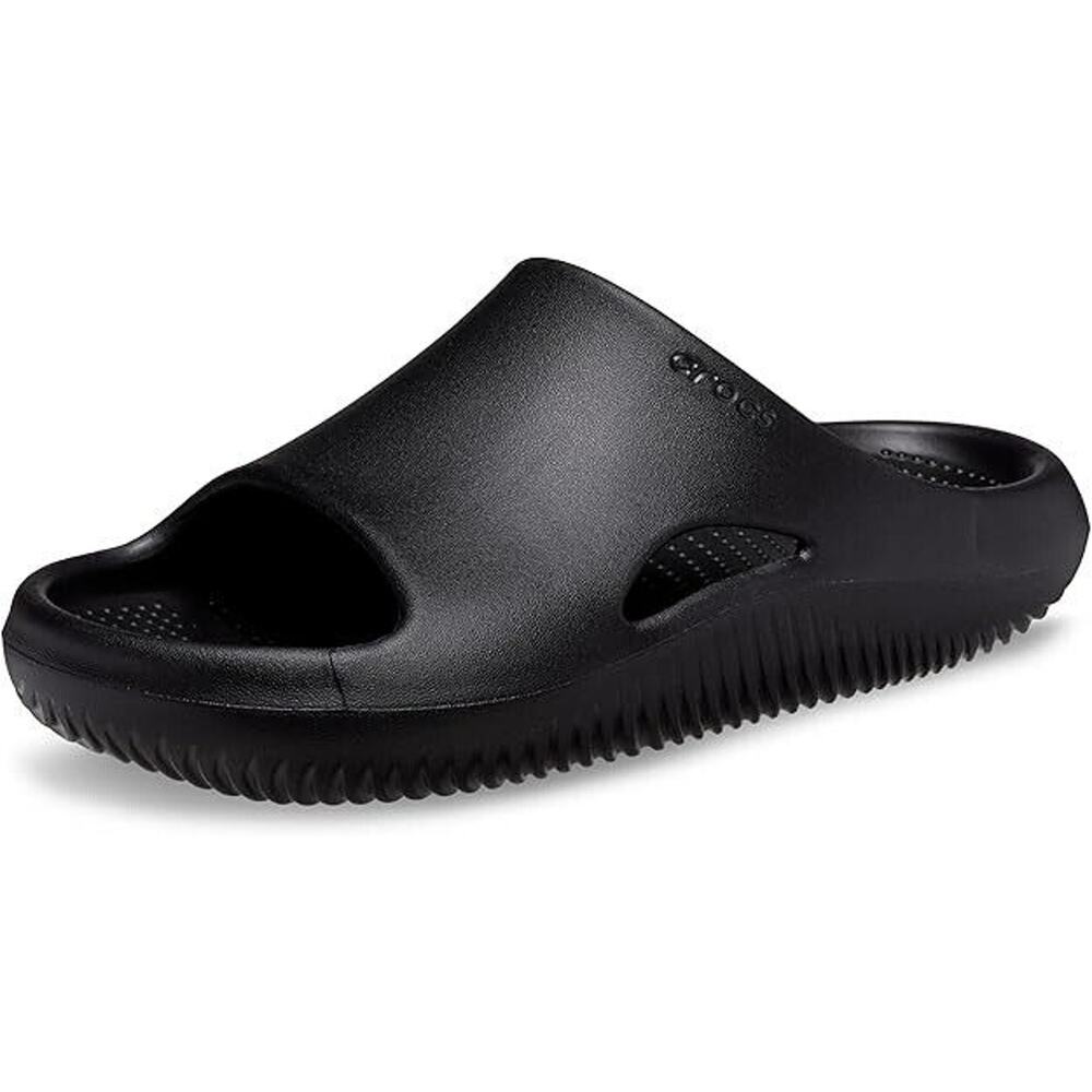 Crocs Slides Mellow Recovery Unisex Black 208392 W8 M6 NWT NIB New